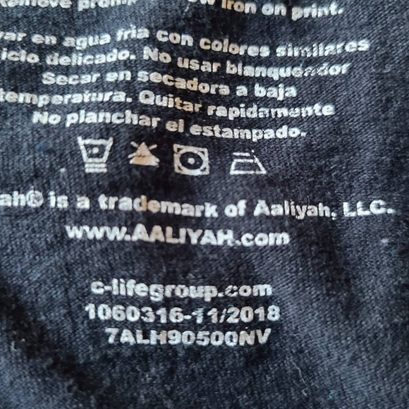 AALIYAH R&B Music Short Sleeve Graphic Band Tee Women's‎ Size Small - Picture 6 of 6